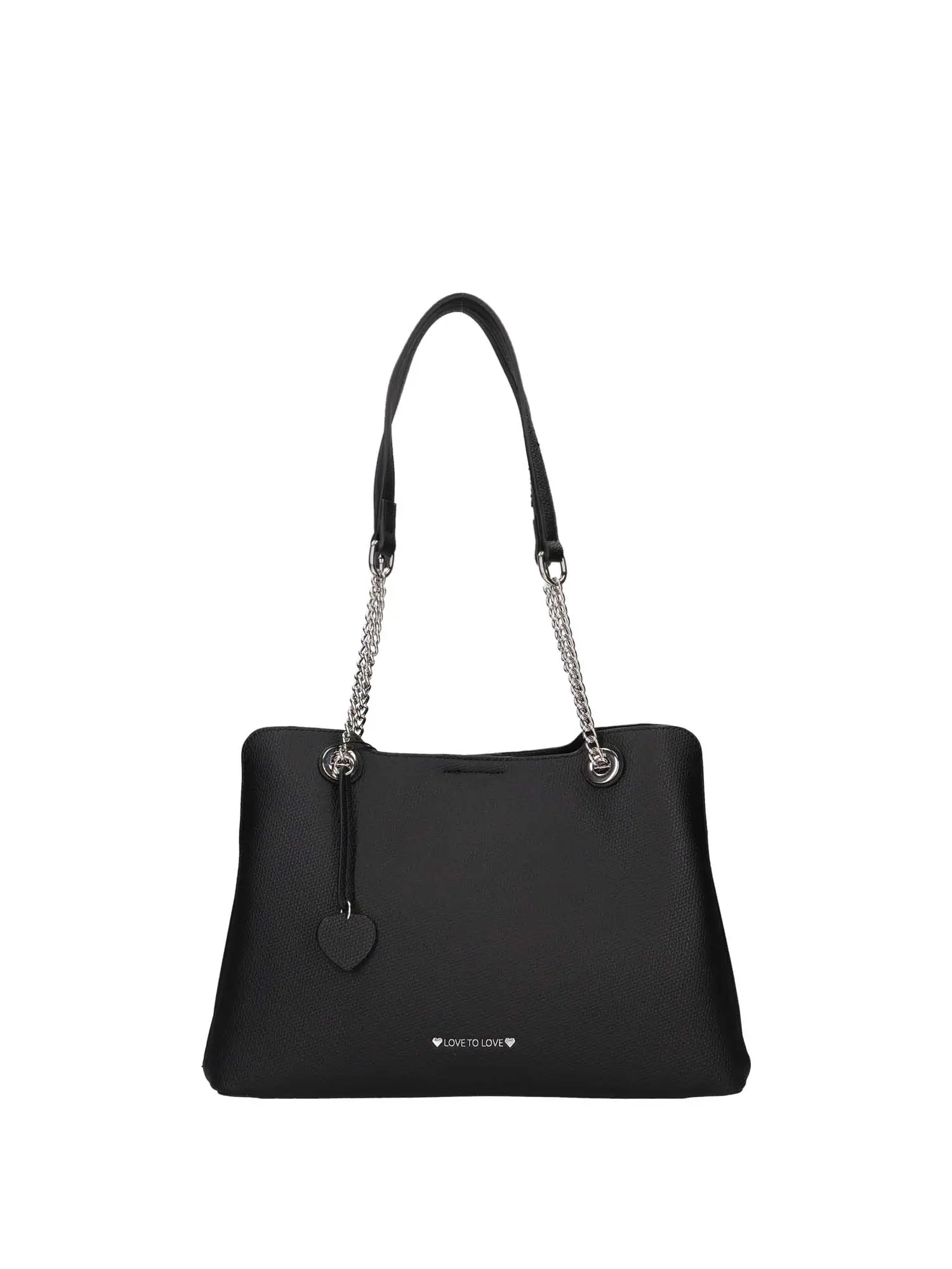 BORSA A SPALLA DONNA - LOVE TO LOVE - LTL-3260 - NERO, UNICA