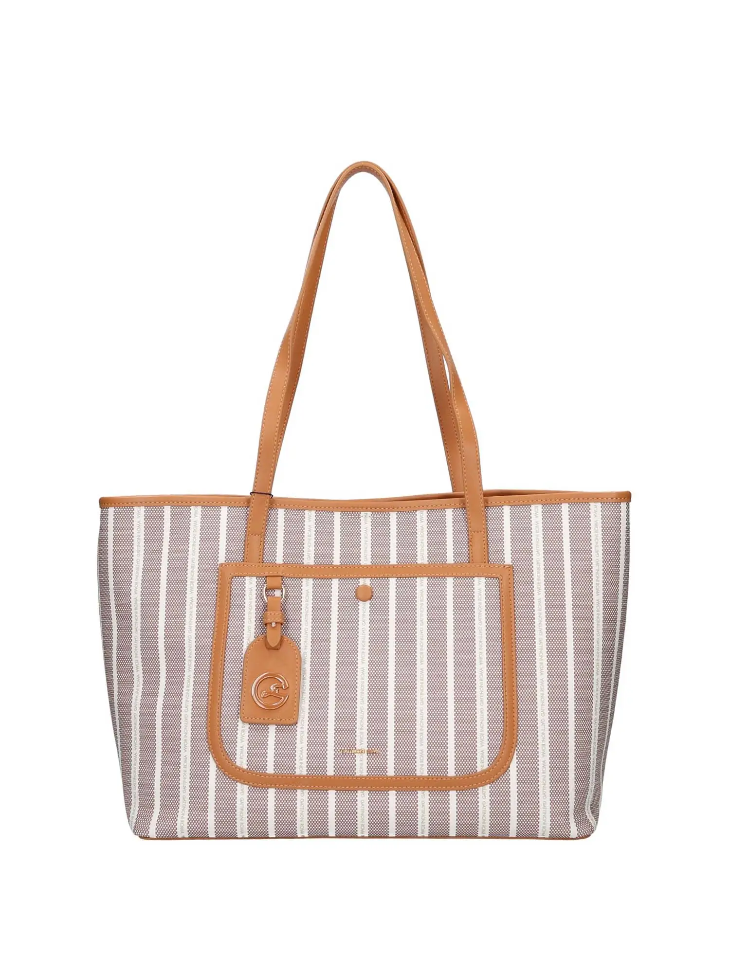 BORSA A SPALLA DONNA - GATTINONI ROMA - BEN1A8543WPG - TAN, UNICA