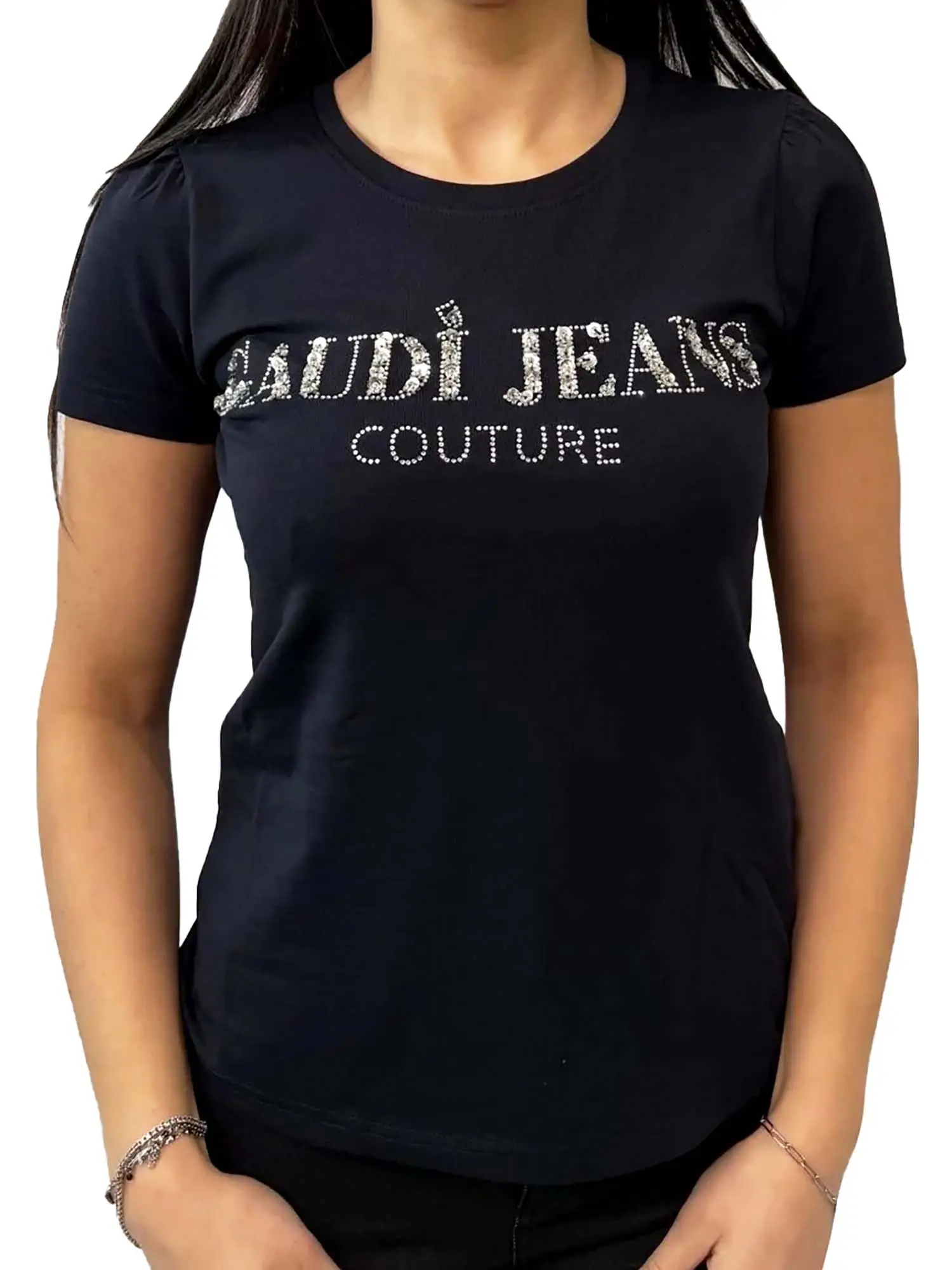 T-SHIRT DONNA - GAUDI JEANS - 511BD64022 - NERO, L