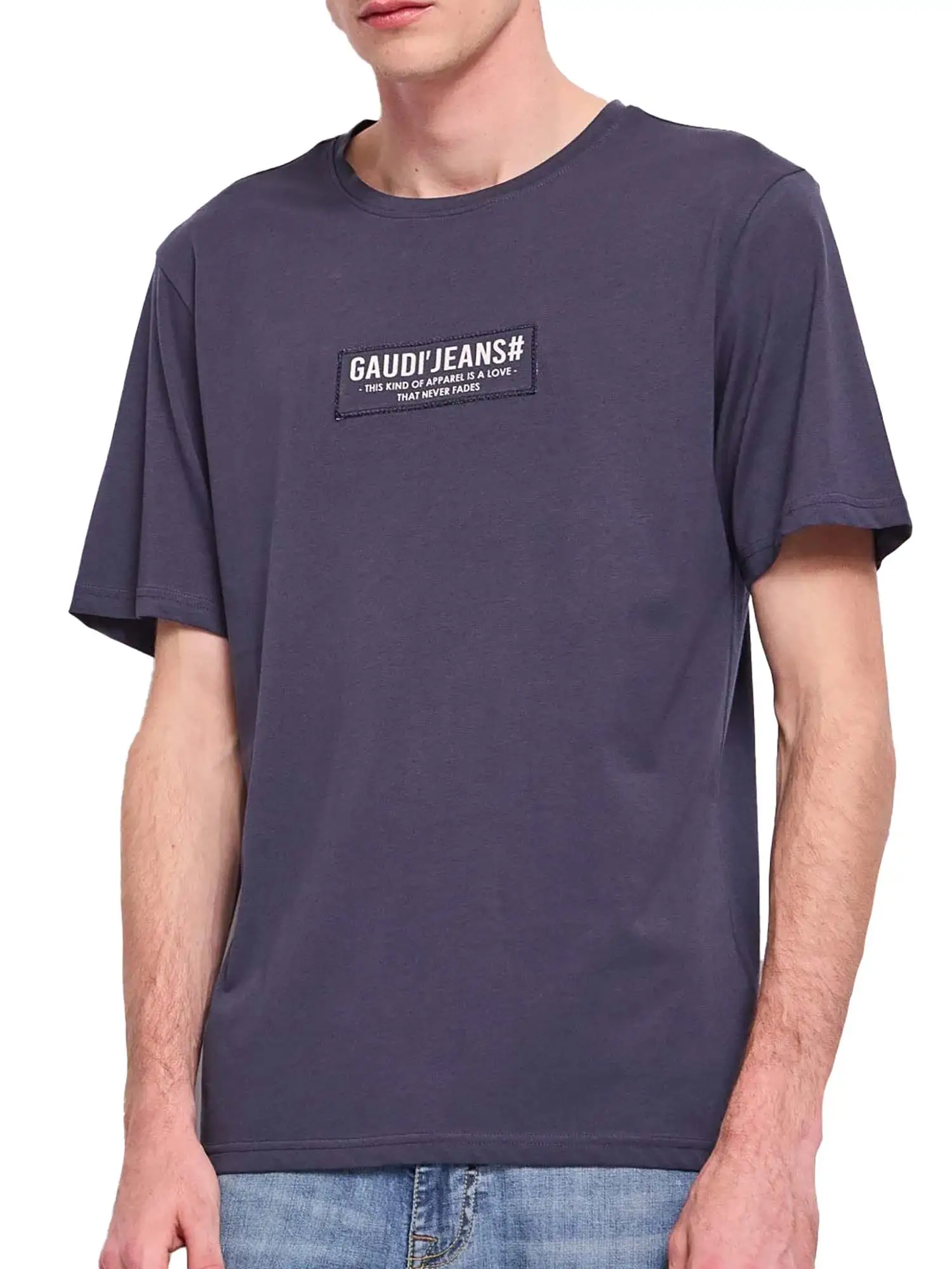 T-SHIRT UOMO - GAUDI UOMO - 511GU64058 - BLU, XXL