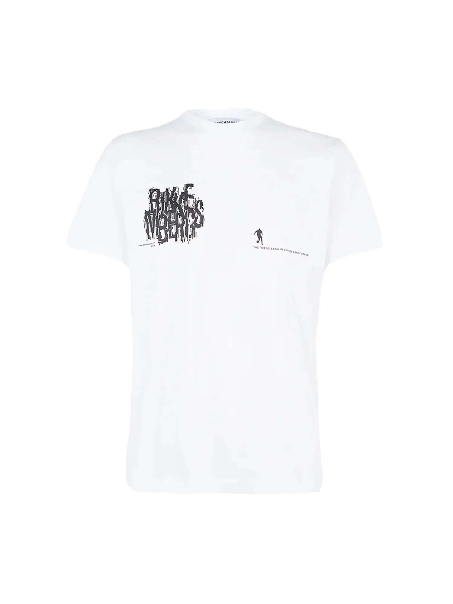 T-SHIRT UOMO - BIKKEMBERGS - BMT0903 - BIANCO, XXL