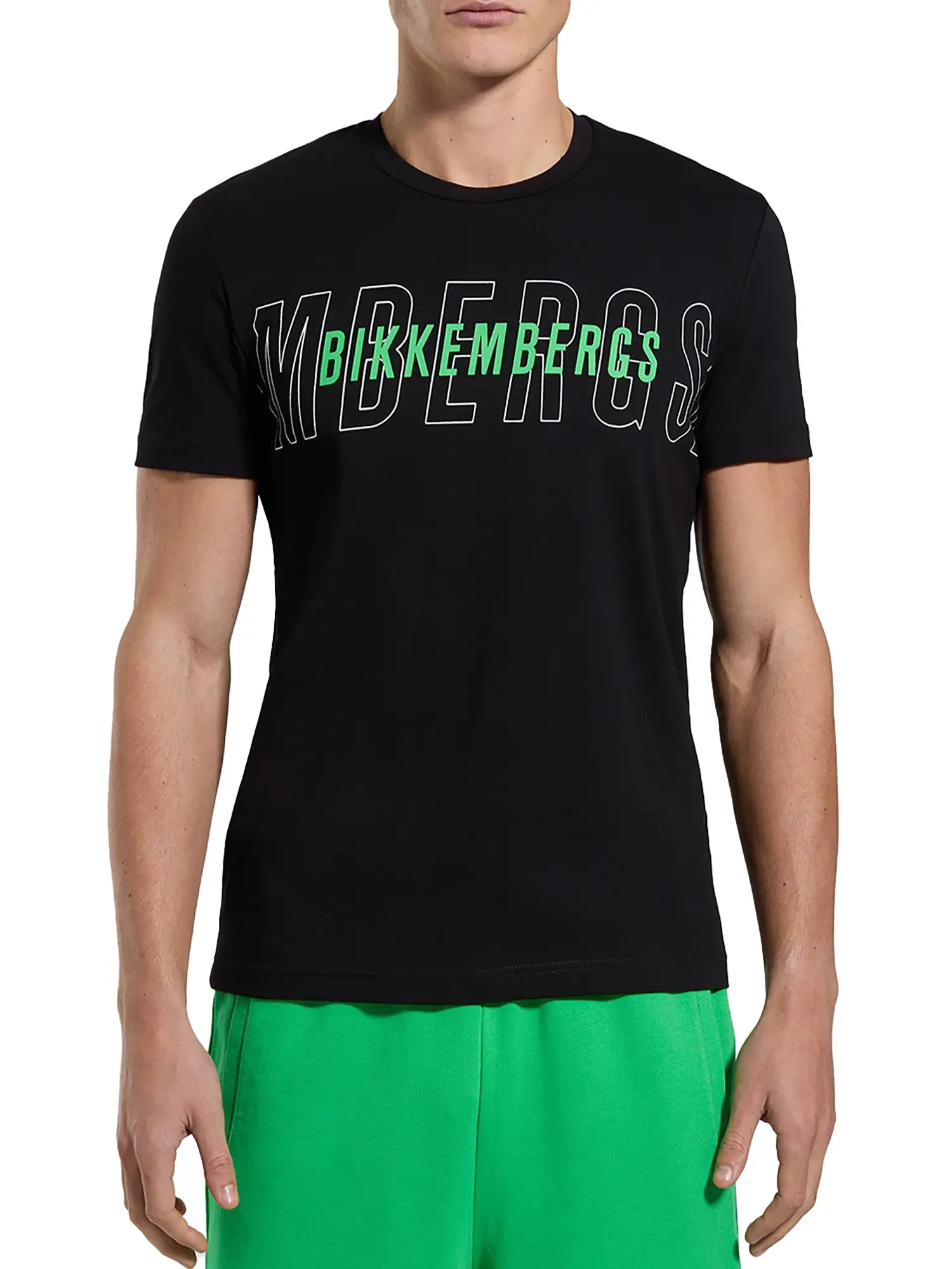 T-SHIRT UOMO - BIKKEMBERGS - BMT0905 - NERO, XXL