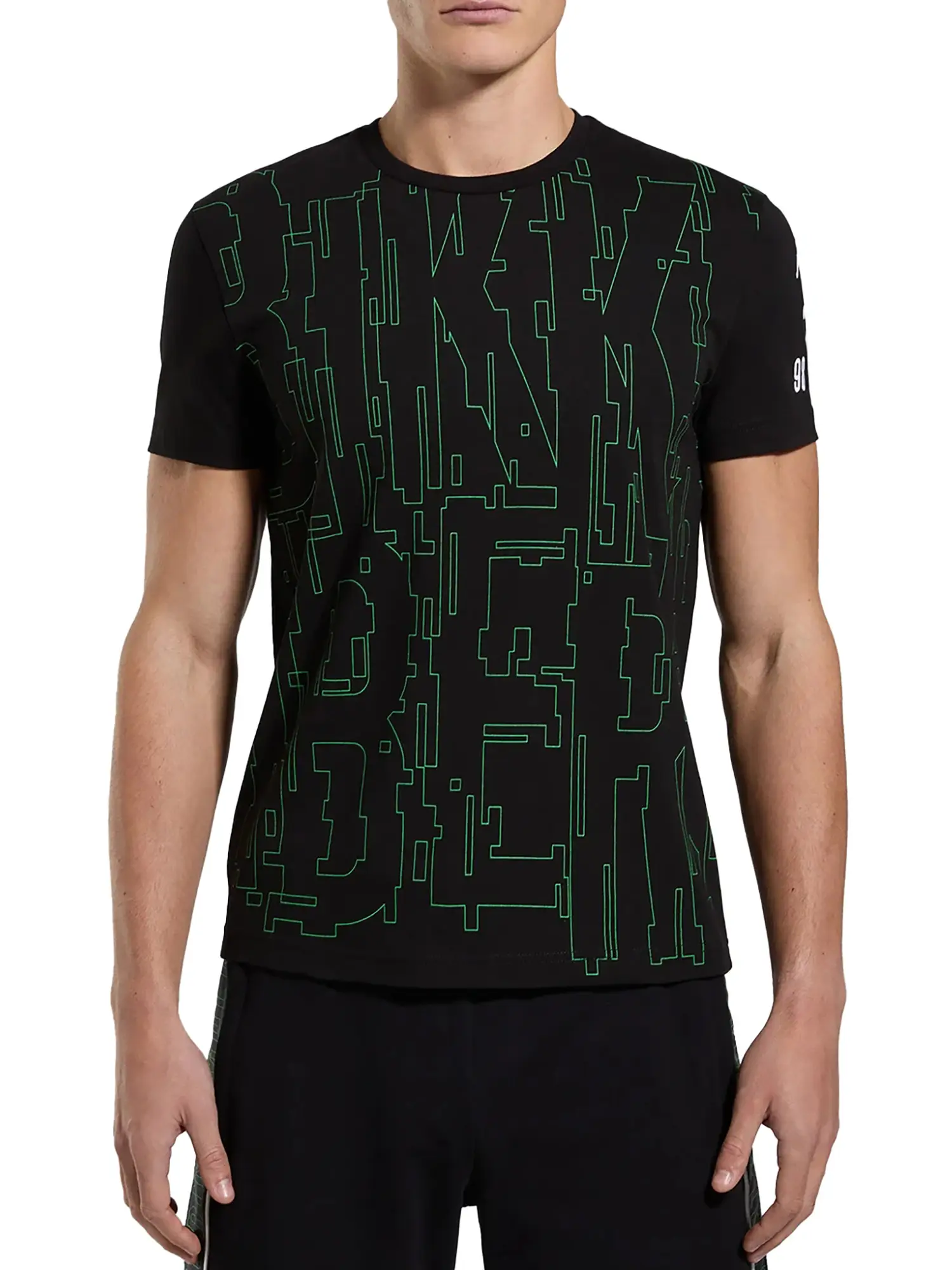 T-SHIRT UOMO - BIKKEMBERGS - BMT0909 - NERO, S