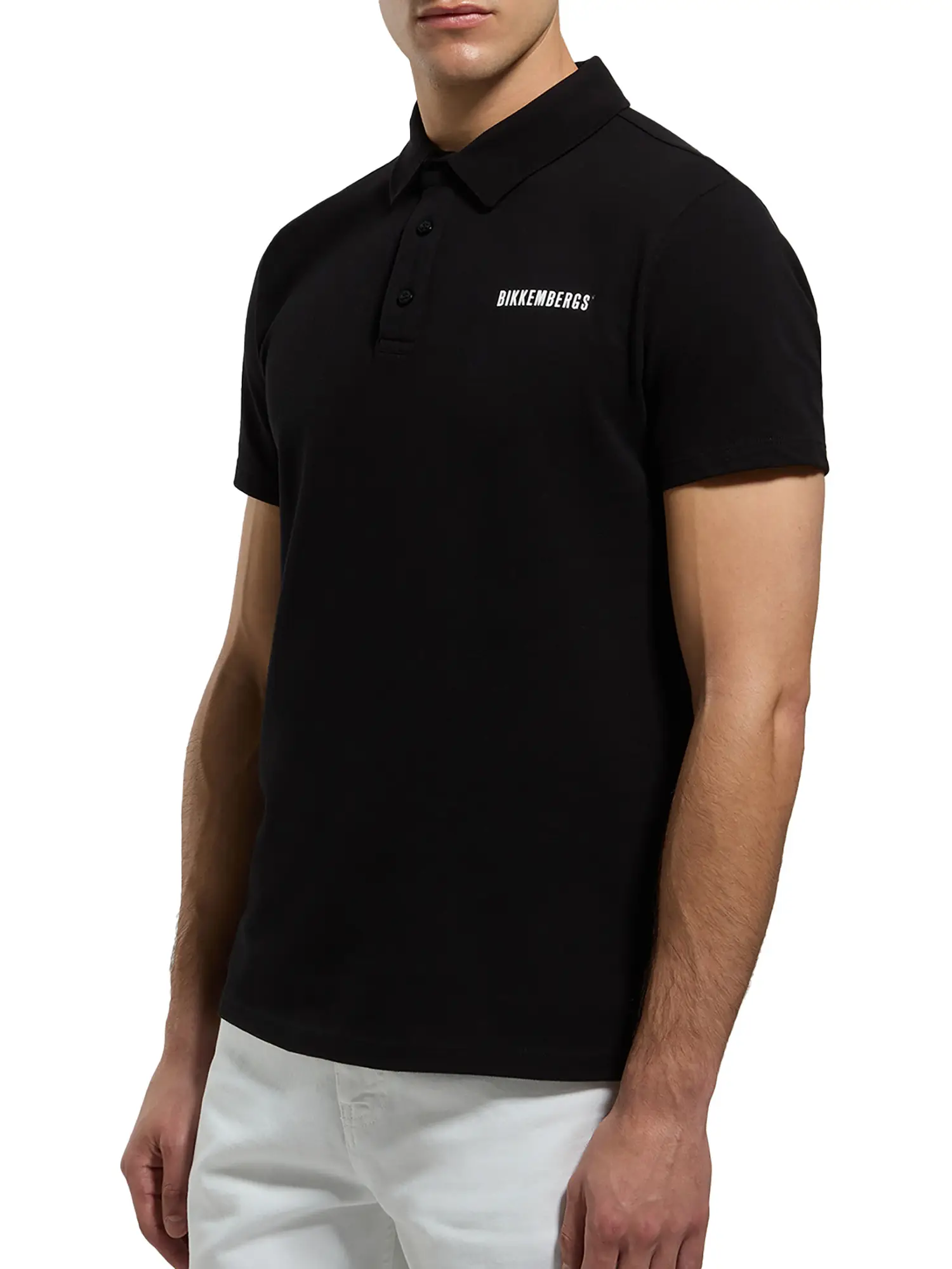 POLO UOMO - BIKKEMBERGS - BMT0930 - NERO, XXL