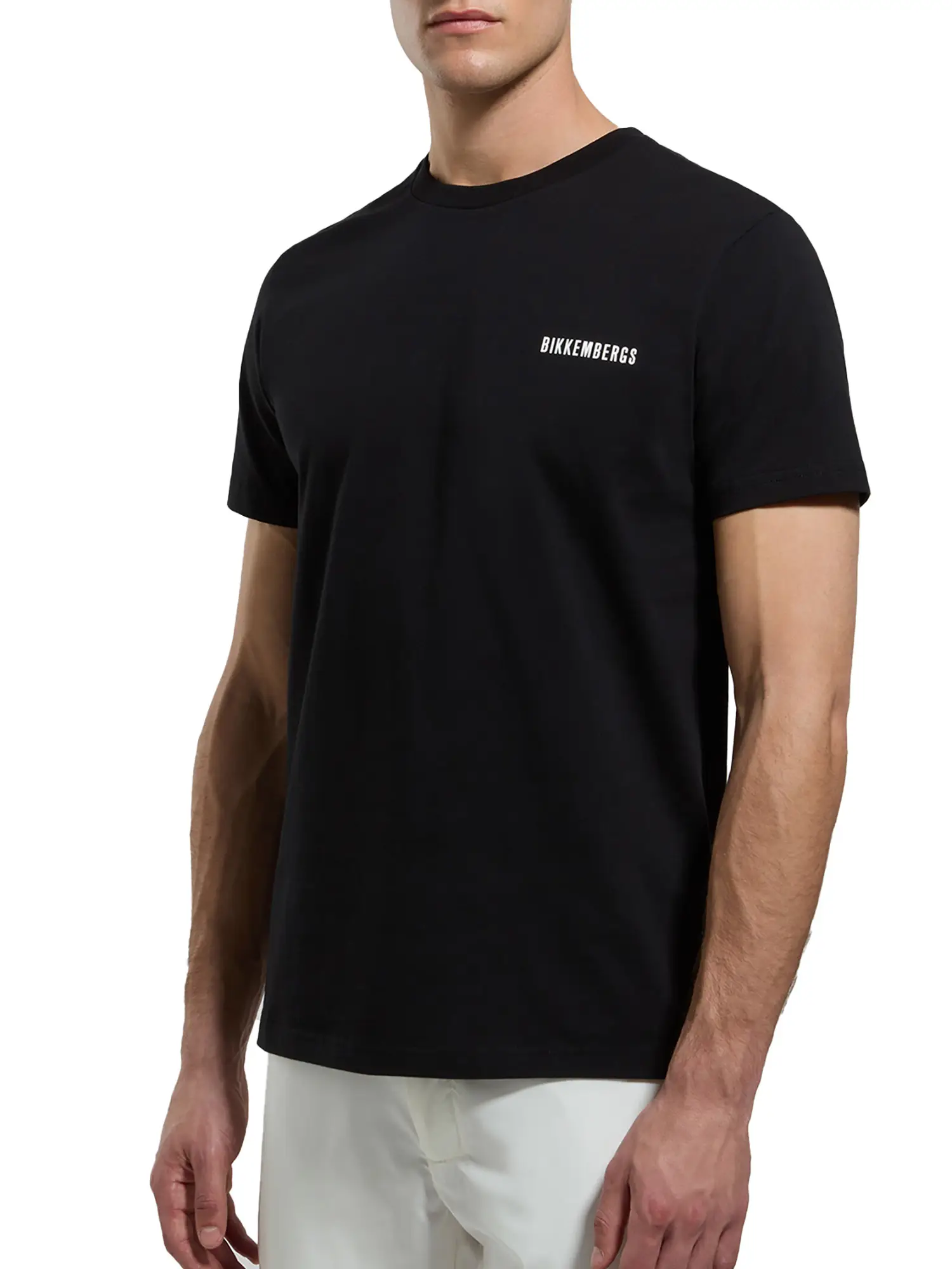 T-SHIRT UOMO - BIKKEMBERGS - BMT0931 - NERO, XXL