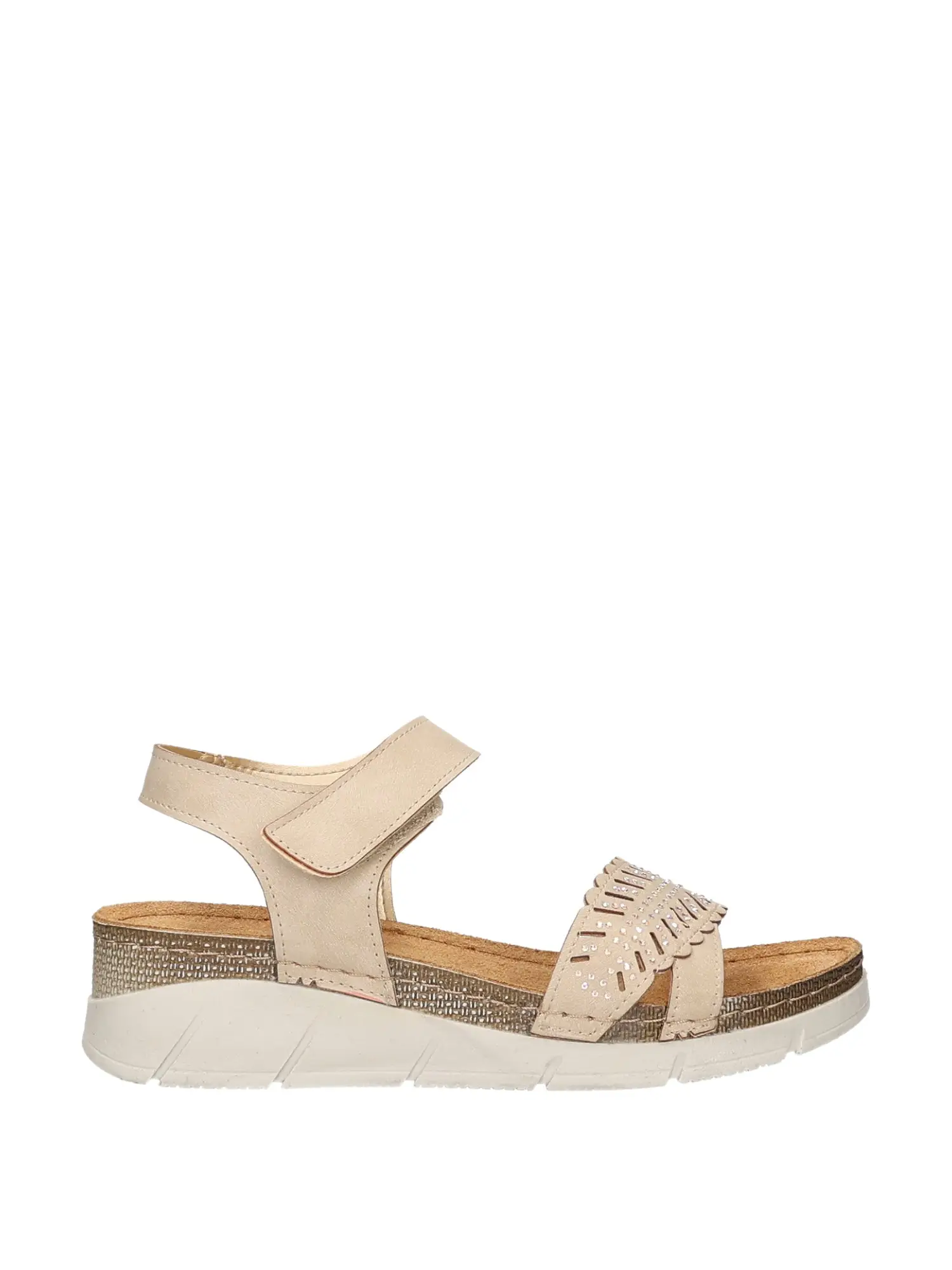 SANDALO DONNA - RIPOSELLA - FRIDA E WB05BX - BEIGE, 39