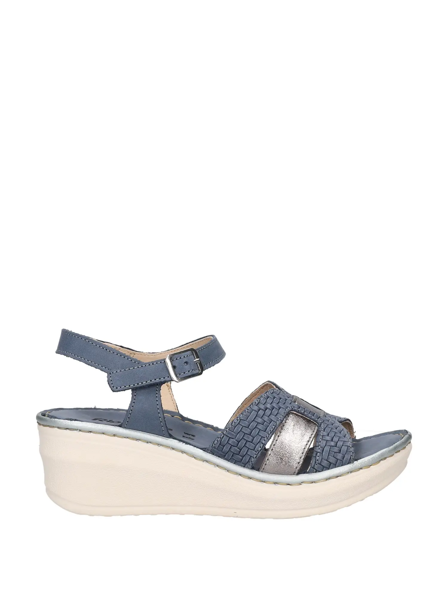 SANDALO DONNA - RIPOSELLA - ILENIA E D16351 - BLU, 40