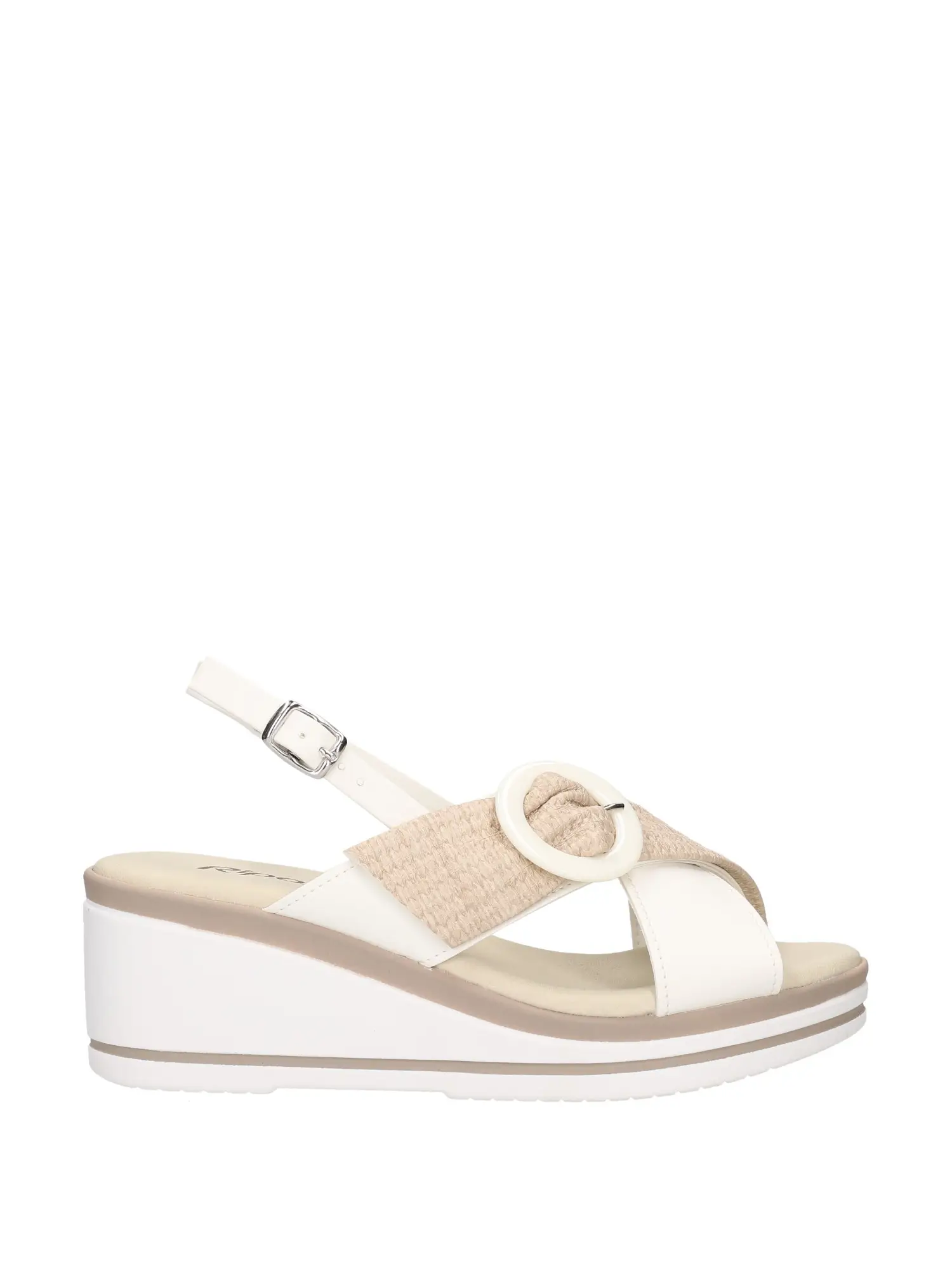 SANDALO DONNA - RIPOSELLA - PINA E WB00BX - BIANCO, 40