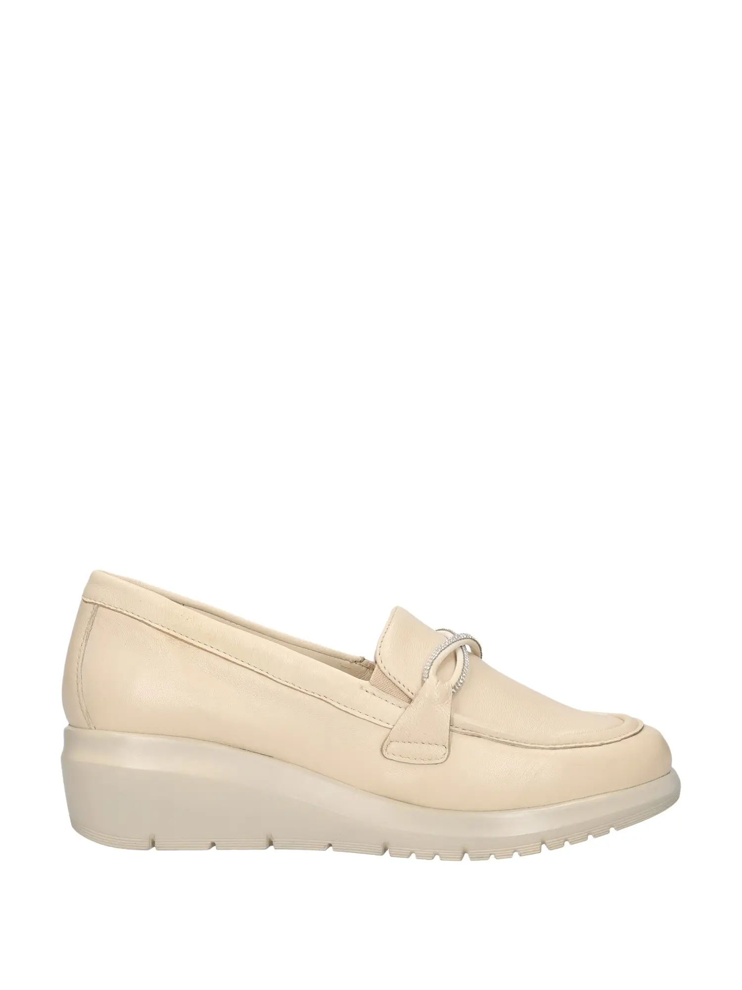 MOCASSINO DONNA - RIPOSELLA - ROSA E WB00BX - BEIGE, 35