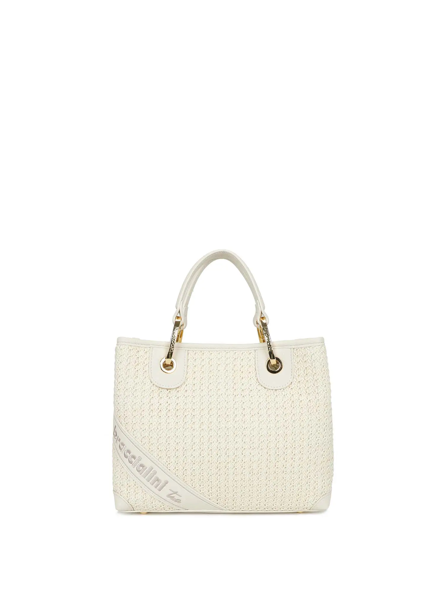 BORSA A MANO DONNA - BRACCIALINI - B18201-TY - BIANCO, UNICA